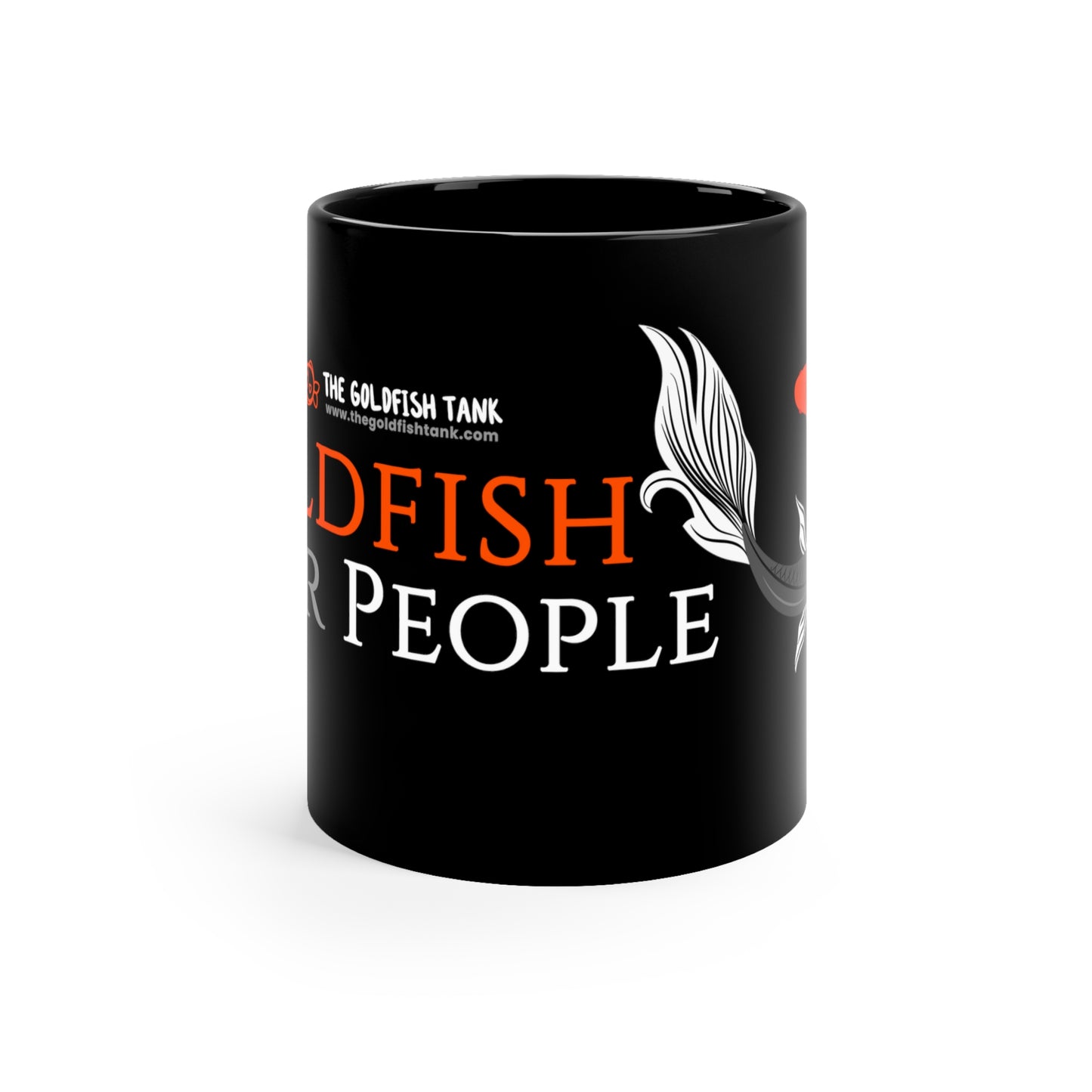 Goldfish / People Black Mug