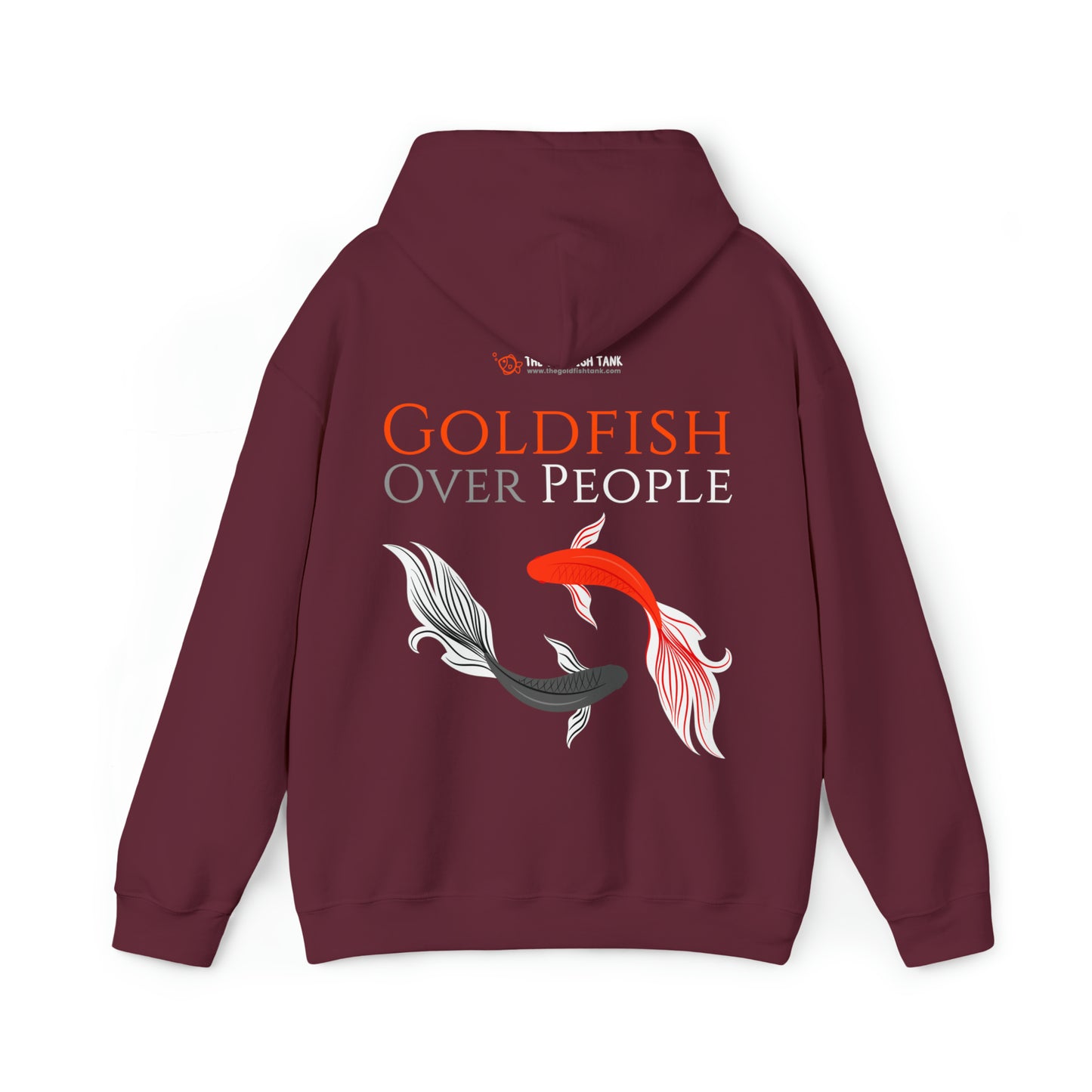 Goldfish / People Maroon Hoodie