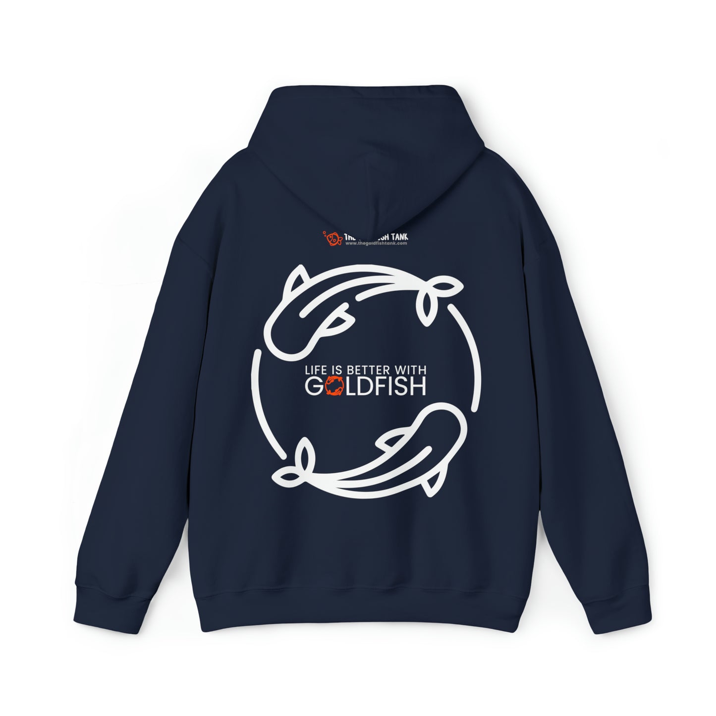 Better with Goldfish Navy Hoodie
