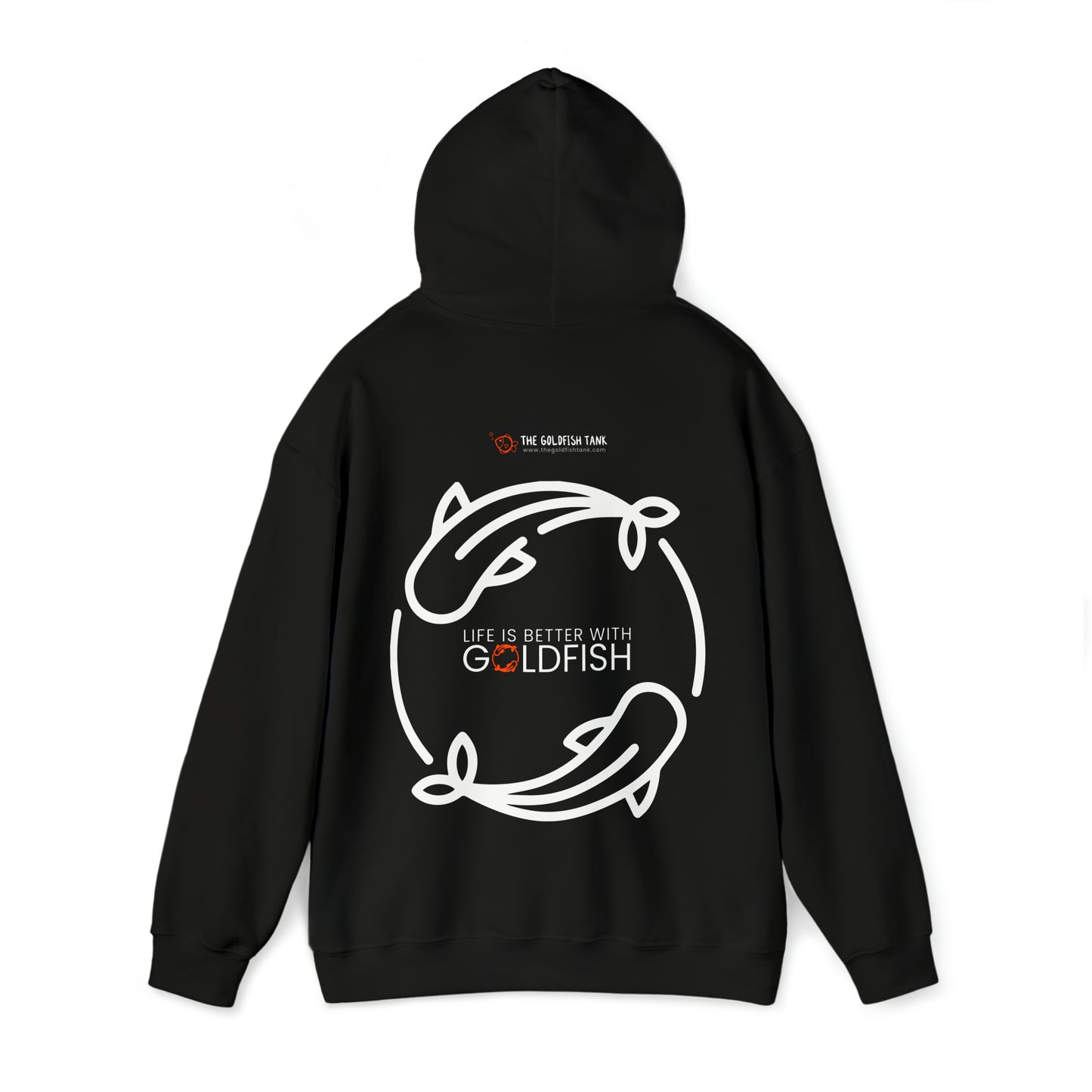 Better with Goldfish Black Hoodie