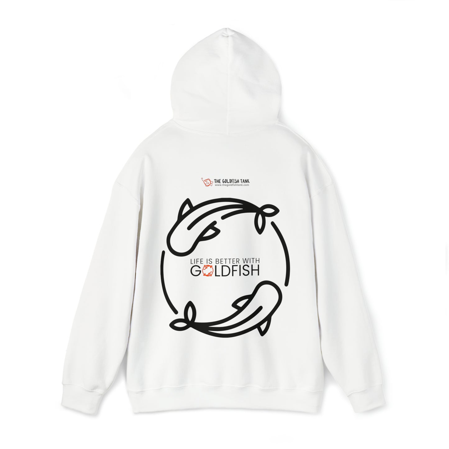 Better with Goldfish White Hoodie