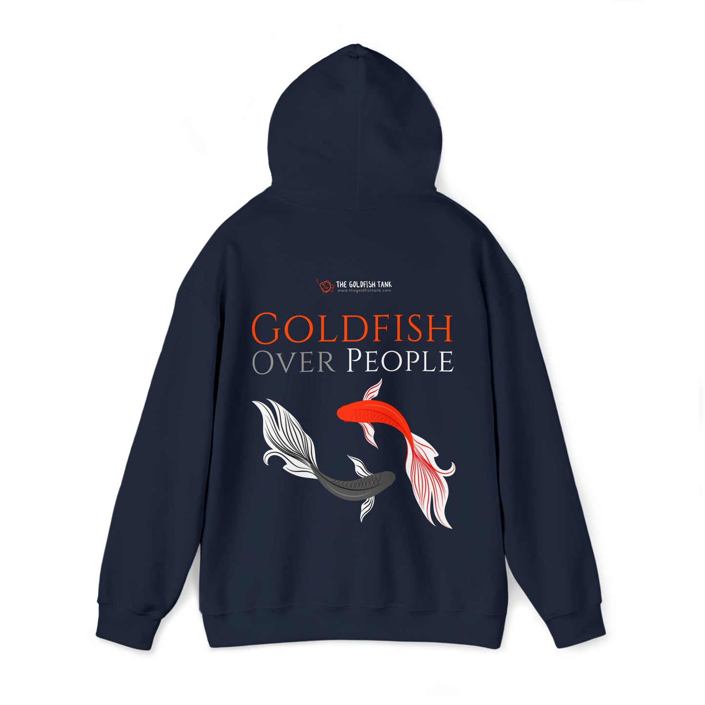 Goldfish / People Navy Hoodie
